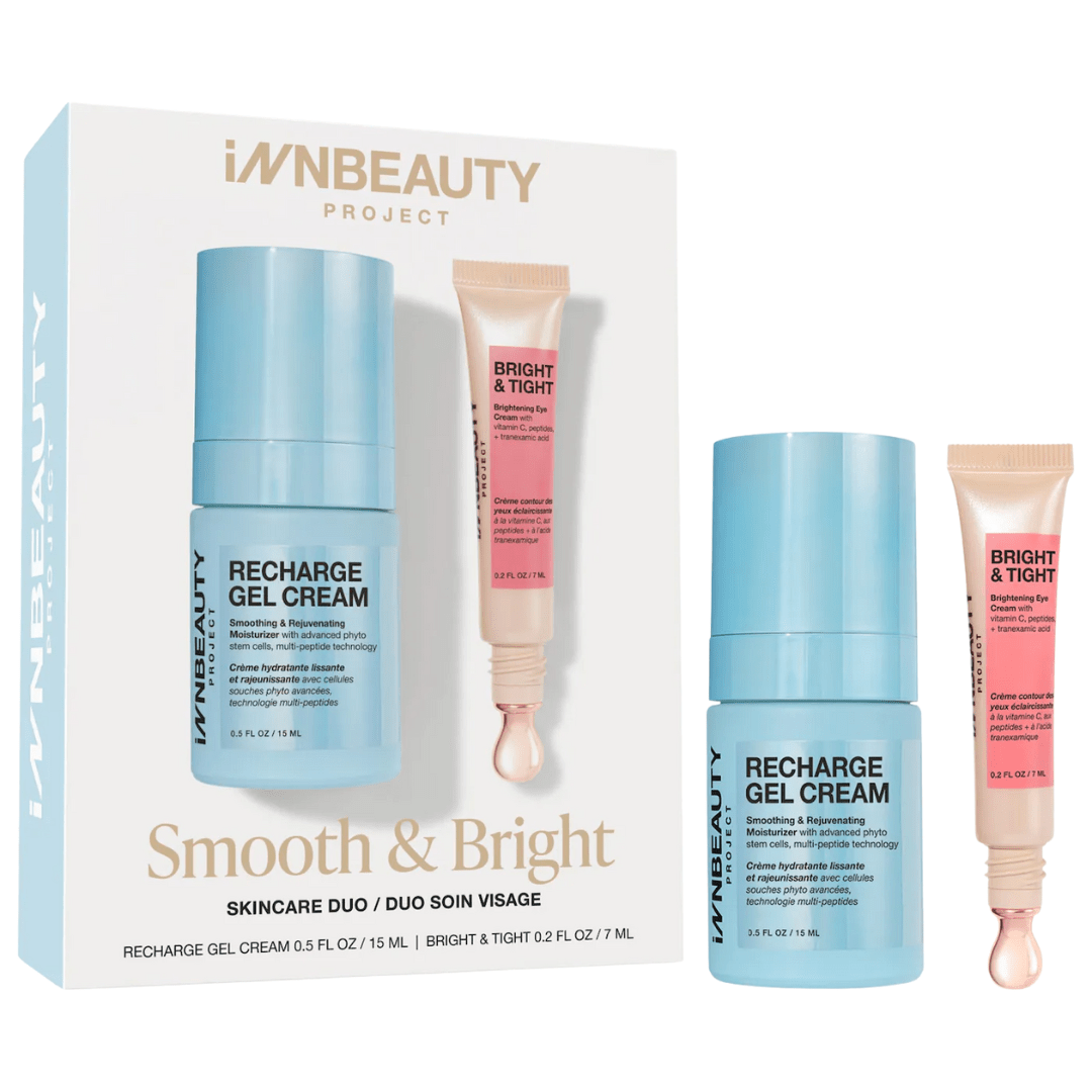 INNBEAUTY PROJECT Smooth & Bright Travel Skincare Set – Limited Edition Holiday Exclusive